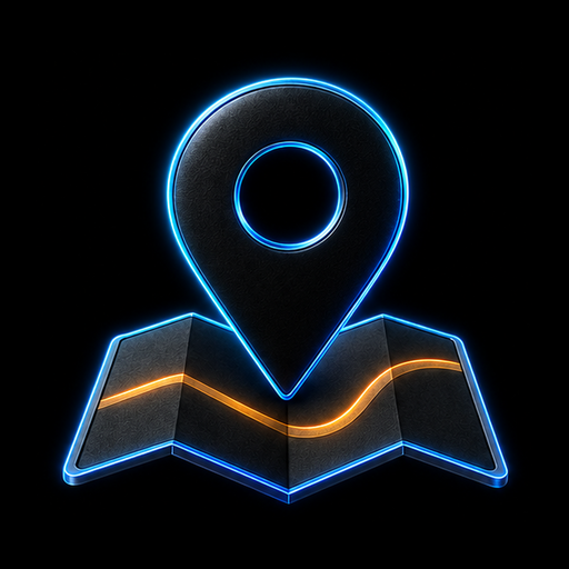 Atlas neon icon
