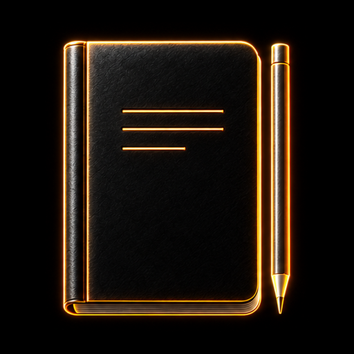 Folio neon icon