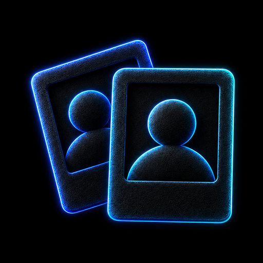 Gathering neon icon