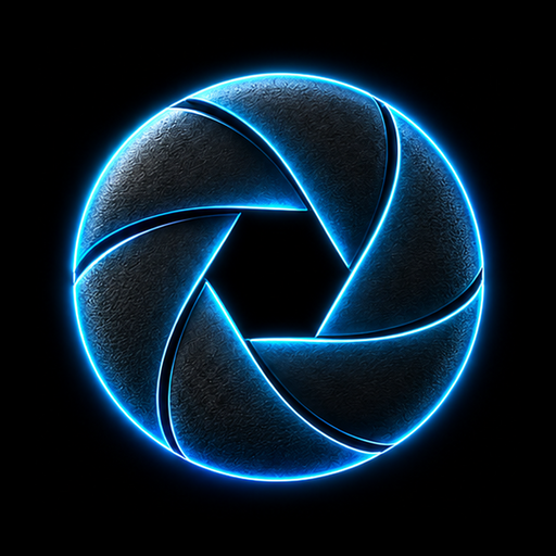 Shutter neon icon