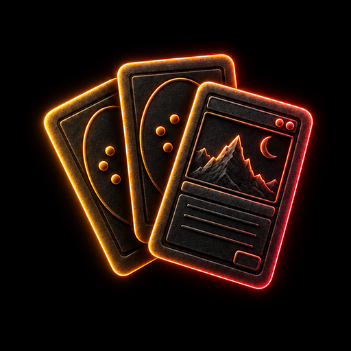Spellbook neon icon